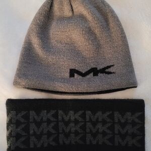 Mk beanie and wide head band